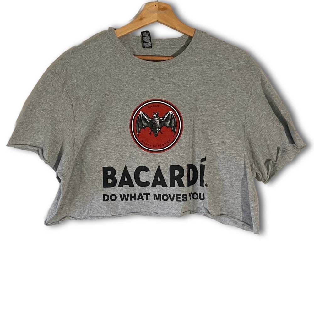 Bacardi 'Do What Moves You' Cut-Off Crop Top